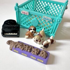 Vintage 1993 Littlest Pet Shop Beethovens 2nd Kenner Universal City Studios set